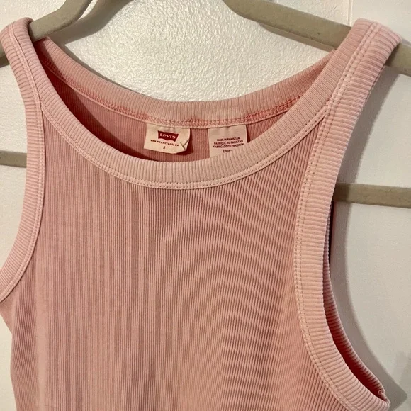 Levi's Essentials Racer Ribbed Tank Top - Picture 2 of 4